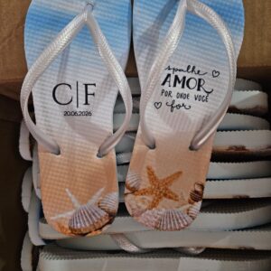 Chinelos personalizados Praia